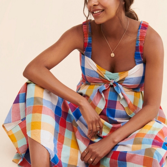 Hatch Scarlet Maternity Dress with a bow - Picture 5 of 6